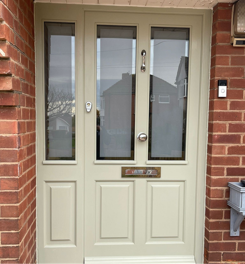 Light Idigbo time door frosted glass