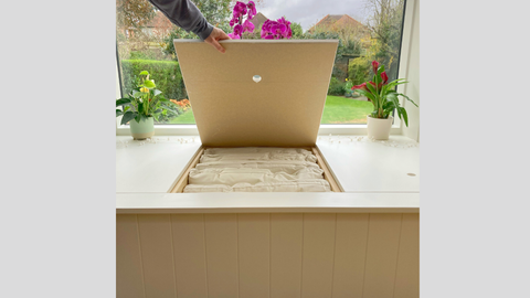 Bespoke window box storage