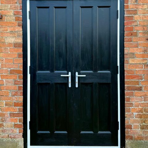 Black timber door 2