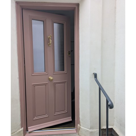 Colour match timber door