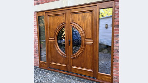External Accoya Double Door