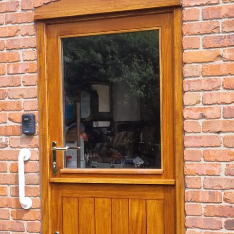 Solid timber stable style door