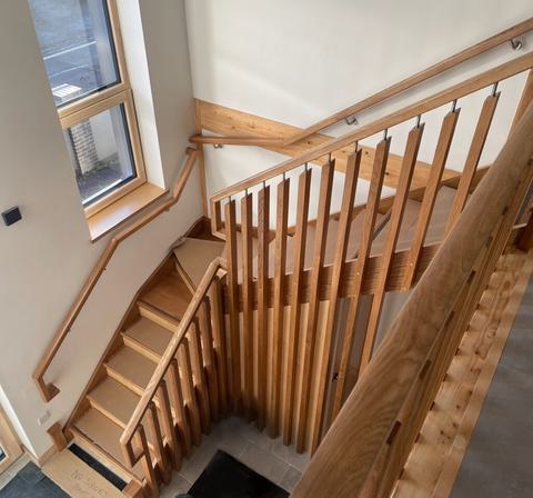 Bespoke timber staircase example