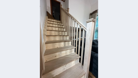 Timber Cut String Staircase 2