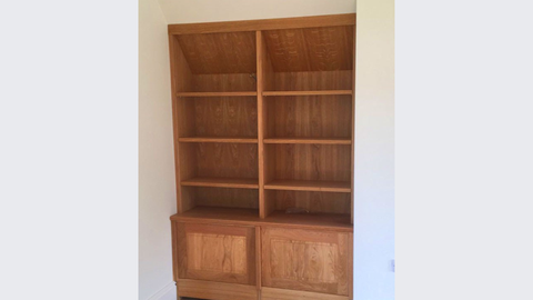Fa north timber bookcase nottingham 1