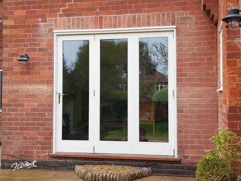 Timber Bi-fold bespoke door
