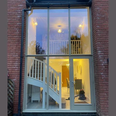 Idigbo timber window