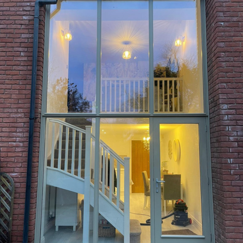 Floor to ceiling windows and doors