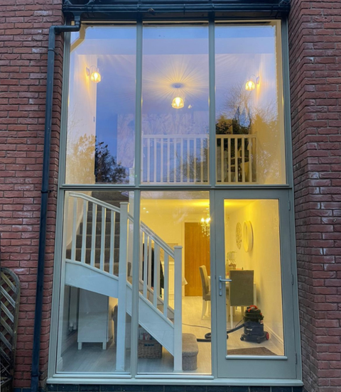 Floor to ceiling windows and doors