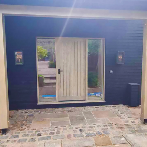 Timber entrance door