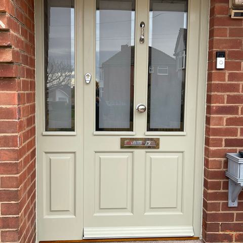 Hardwood Idigbo door