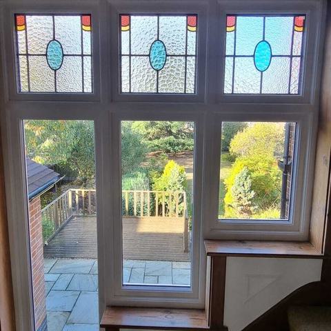 Stained glass window